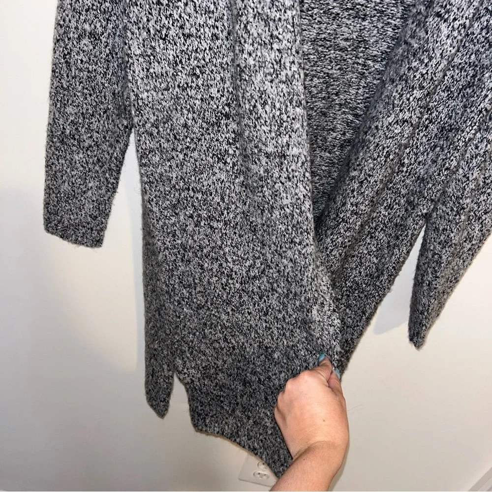 J Crew Factory Marbled Long Cardigan Sweater